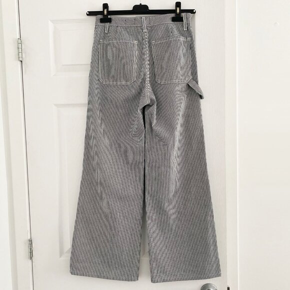 Nili Lotan "Quentin" Striped Jeans, size 25 ** HEMMED ** - Picture 12 of 13